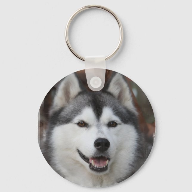 Husky Dog Keychain (Front)