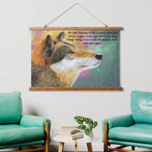 Husky Dog Lou Lou  Hanging Tapestry
