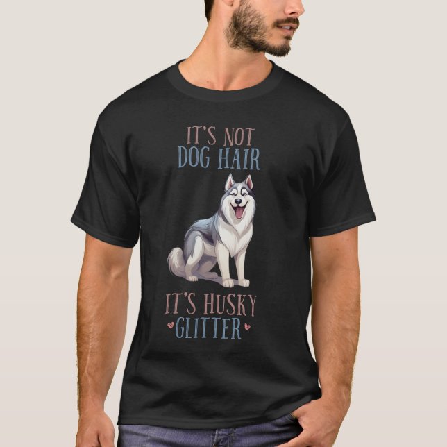 Husky Dog Men Tshirt (Front)
