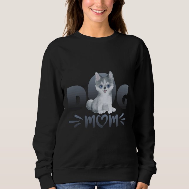 Husky Dog Mum     Sweatshirt (Front)