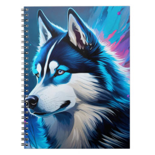 Husky dog notebook