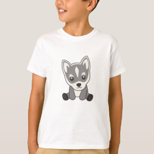 Husky Dog PoochAnimal Friends Children T-Shirt