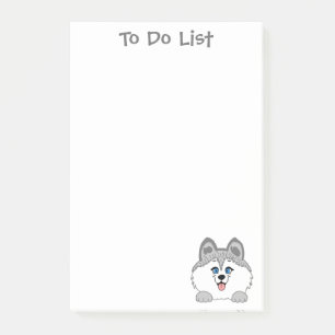 Husky Dog Post-it® Notes 4 x 6