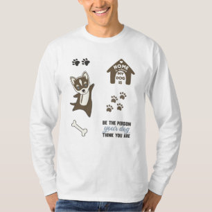 Husky Dog Puppy Paws Cute Sticker Pack T-Shirt