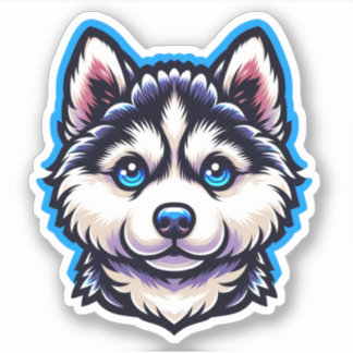 Husky Dog Sticker