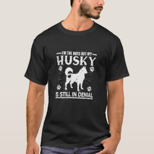 Husky Dog Training Funny Dog Lover Owner Christmas T-Shirt