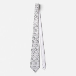 Husky dogs tie