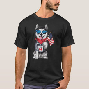 Husky Even My Dog Wants Trump Vance 2024 T-Shirt