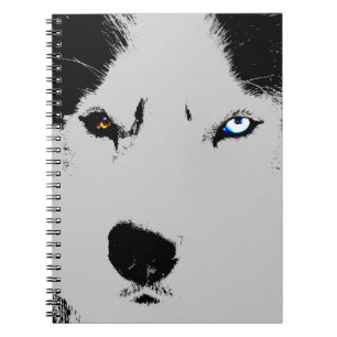 Husky Eye Notebook Siberian Husky Gifts & Books