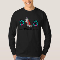 Husky Face Tattoo I Love You Dog Mom Leopard Bow