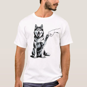 Husky Fist Bump Tee – Loyalty Meets Style