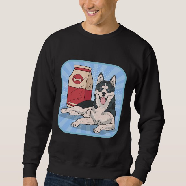 Husky Food Style Sweatshirt (Front)
