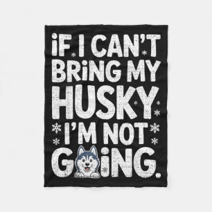 Husky For Men Women Siberian Huskies Dog Lover Tra Fleece Blanket