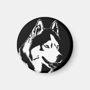 Husky Fridge Magnet Alaskan Sled Dog Magnet / Gift