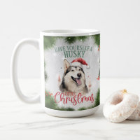 Husky Funny Dog Pun Christmas Coffee Mug