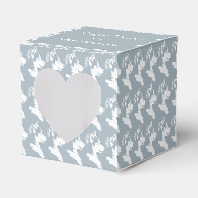 Husky Gift Box Personalise Husky Puppy Gift Boxes (Front Side)
