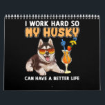 Husky gift | Funny Husky Lovers Gifts Calendar<br><div class="desc">Husky gift | Funny Husky Lovers Gifts</div>
