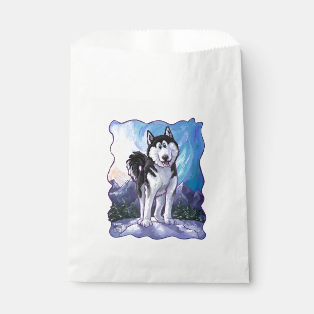 Husky Gifts & Accessories Favour Bags (Front)