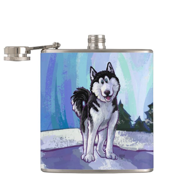 Husky Gifts & Accessories Hip Flask (Opened)