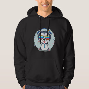 Husky Glasses Boy Style Hoodie