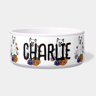Husky Halloween Ghost Dog