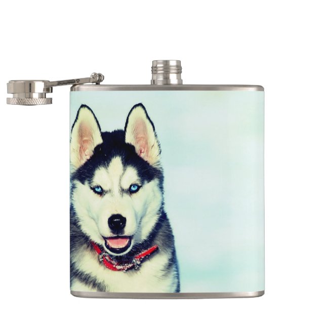 Husky Hip Flask (Opened)