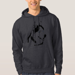 Husky Hoodie Wolf Art Hooded Sweatshirt Dog Shirts