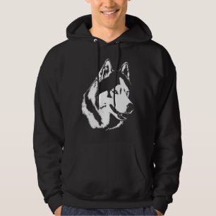 Husky Hoodie Wolf Art Hooded Sweatshirt Dog Shirts