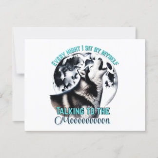 Husky Howl Postcard