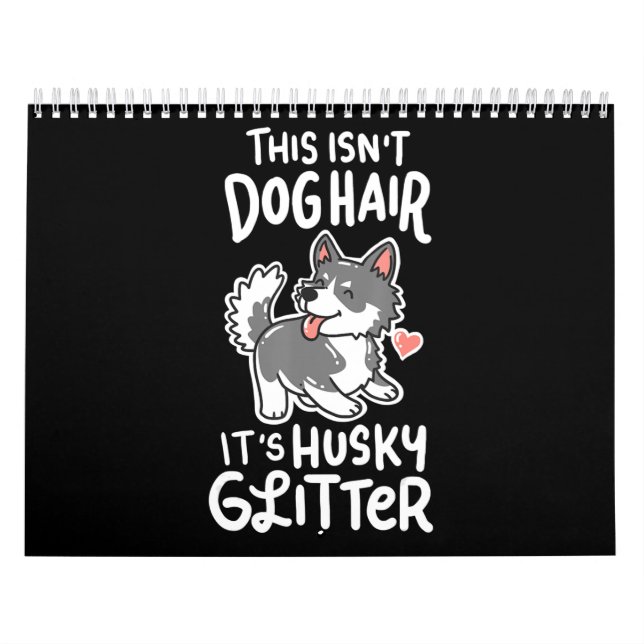Husky | Husky Siberian Dog Owner Puppy Calendar (Cover)