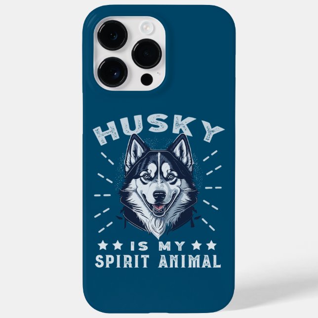Husky Is My Spirit Animal Majestic Husky Dog Case-Mate iPhone Case (Back)
