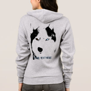 Husky Jacket Women's Sled Dog Personalised Jacket Hoodie