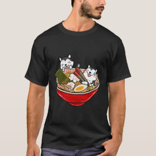 Husky Japanese Ramen Kawaii Funny Dog Gift T-Shirt