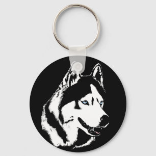 Husky Keychain Siberian Husky Malamute Dog Gifts