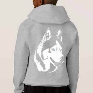 Husky Kid's Hoodie Kid's Wolf Dog Puppy Sweatshirt