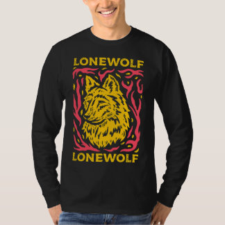 Husky Lonewolf Style T-Shirt