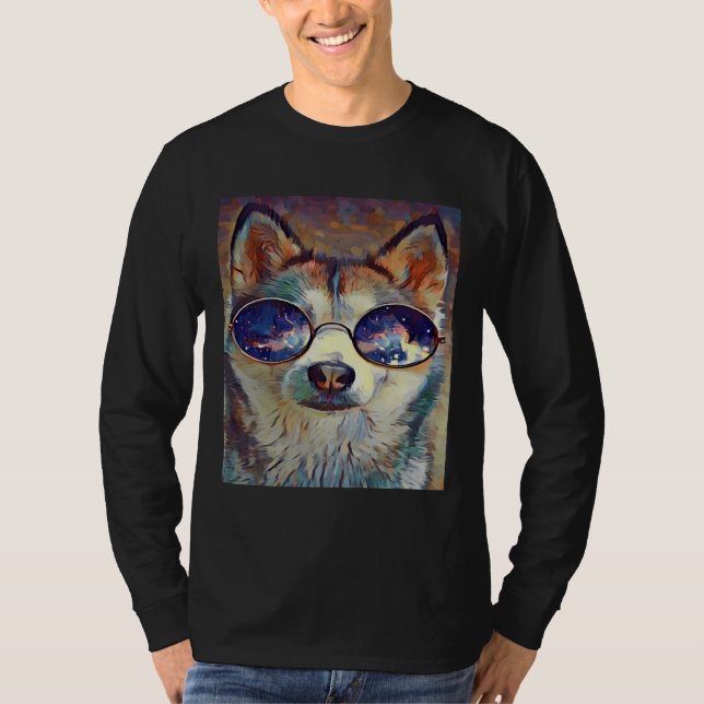 Husky  Long T-Shirt (Front)
