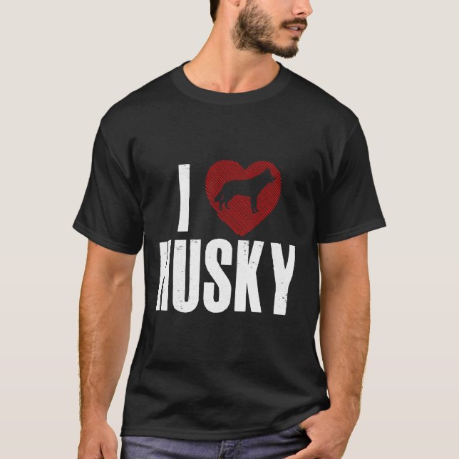 Husky Lover              T-Shirt (Front)