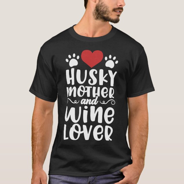 Husky Lover           T-Shirt (Front)