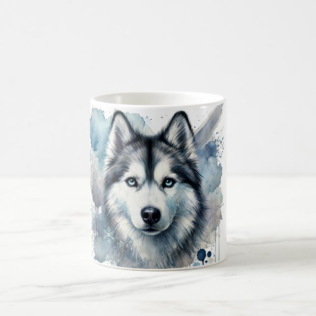 🐾 Husky Lovers, This Mug is for You! 🐾 (Center)