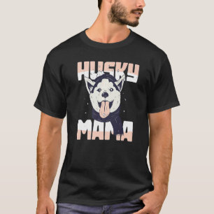 Husky Mama Dog Owner Pup Puppy Pet Animal Dog T-Shirt