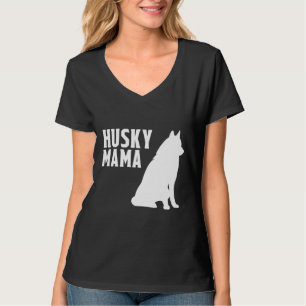 Husky Mama Silhouette T-Shirt