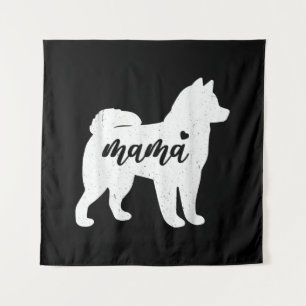 Husky Mothers Day   Dog Paw Lover Gift Tapestry