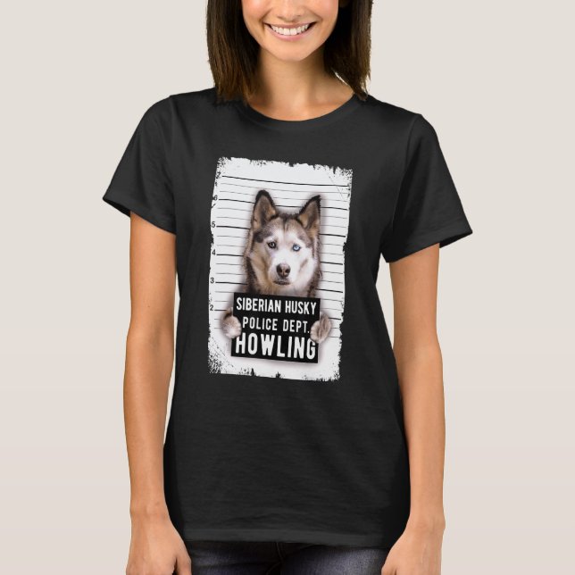 Husky Mug Shot T-Shirt (Front)