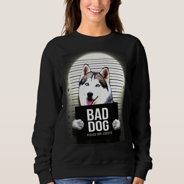 Husky Mugshot Sweatshirt (Front)