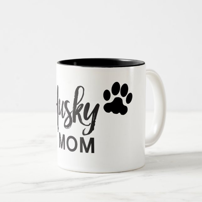 Husky Mum Coffee Mug (Front Right)