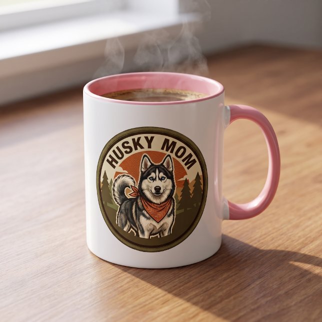 Husky Mum Coffee Mug | Siberian Husky Mum Gift (Creator Uploaded)