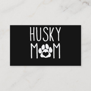 Husky mum   Dog lover gift   Lovely Dog Decor Business Card