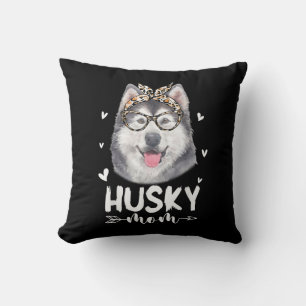 Husky Mum Dog Lovers Gift Mother Day Gift Cushion