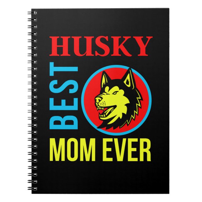 Husky Mum, Dog Mum, Dog Gift                    Notebook (Front)